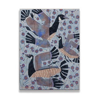 Wild Goose Chase - Wood & Metal Wall Art