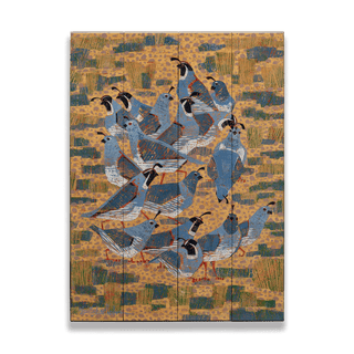 Covey of Quail - Wood & Metal Wall Art