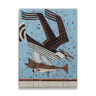 Fishing Hawk-Osprey - Wood & Metal Wall Art