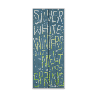 Silver White Winters - Wood & Metal Wall Art Shelle Lindholm