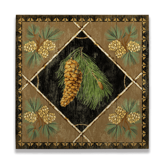 Adirondack Woods: Pine Cone - Wood & Metal Wall Art