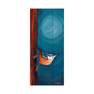 On The Edge Of The Night - Wood & Metal Wall Art