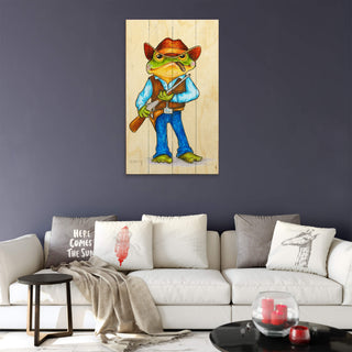 Mr Tough Guy - Wood & Metal Wall Art