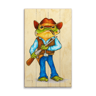 Mr Tough Guy - Wood & Metal Wall Art