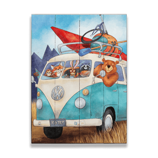 Road Trip - Wood & Metal Wall Art
