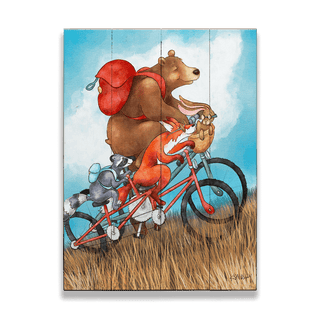 Wild On Wheels - Wood & Metal Wall Art