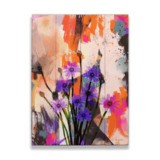 Catananche - Wood & Metal Wall Art