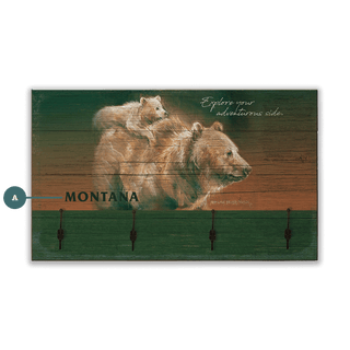 Mama Bear and Cub Coatrack