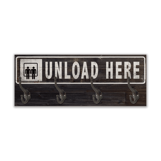 Unload Here - Coatrack