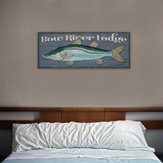 Snook: Personalized - Metal on Wood
