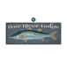 Snook-Personalized: Metal Fish on Wood