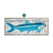 Tarpon-Personalized: Metal Fish on Wood