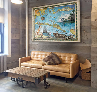 Gasparilla Island Florida - Wood & Metal Wall Art