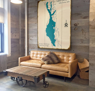 Lake Cascade, Idaho - Wood & Metal Wall Art