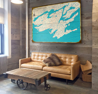 Prince Edward County Ontario Canada - Wood & Metal Wall Art