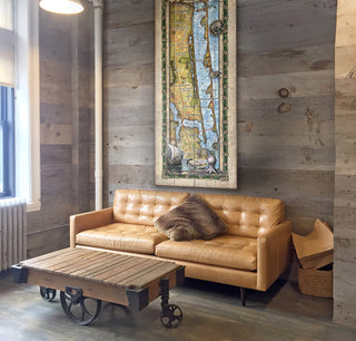 Hutchinson Island, Florida: Illustrated Map - Wood & Metal Wall Art Wood & Metal Wall Art Lisa Middleton