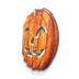 Jack-O-Lantern Corrugated Pumpkin - 1
