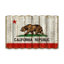 California Corrugated Flag - California
