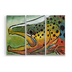Colored Brown Trout Aluminum Box Art Ed Anderson - Colored Brown trout