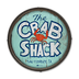 The Crab Shack - Barrel End Wooden Sign - Crab Shack