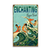 Enchanting Retro Mermaid Sign - Enchanting