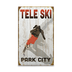 Tele Skier Sign - Tele Skier