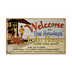 Welcome to the Lake House (60's Style) Sign - Welcome to the Lake House
