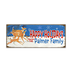 Happy Holidays Running Deer Sign - Happy Holidays Running Deer Sign