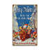 Merry Christmas Elves and Bear Sign - Merry Christmas Elves and Bear Sign