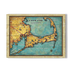 Cape Cod Massachusetts Vintage Map - Cape Cod Massachusetts Vintage Map