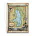Historic Flathead Lake Vintage Map Version - Flathead Lake Montana Version 2