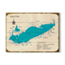 Lake Erie Map Sign - Lake Erie