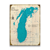 Lake Michigan Map Sign - Lake Michigan