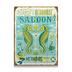 Welcome to the Saloon (Seahorse) Sign - Welcome to the Saloon
