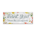 Thank You - Spring Flowers Wood Sign - Thank You - Spring Flowers Wood Sign