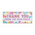 Thank You - Groovy Blooms Wood Sign - Thank You - Groovy Blooms Wood Sign