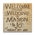 Welcome to the Wedding - Earth Tones Wood Sign - Welcome to the Wedding - Earth Tones Wood Sign