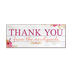Thank You - Watercolor Garden Wood Sign - Thank You - Watercolor Garden Wood Sign