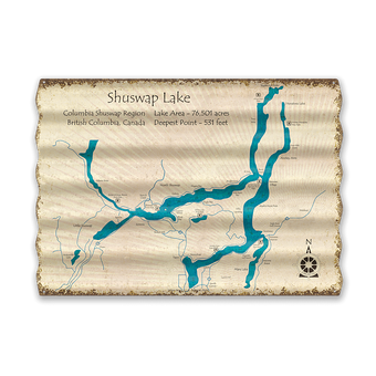 Shuswap Lake British Columbia Corrugated