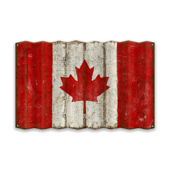 Canada Corrugated Flag