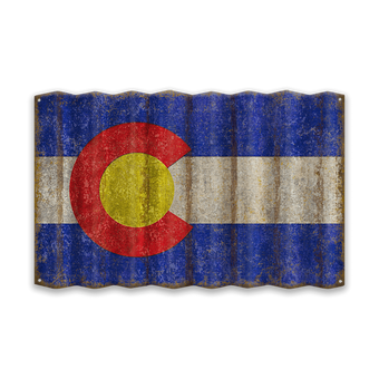 Colorado Corrugated Sign
