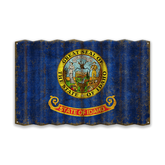 Idaho Corrugated State Sign
