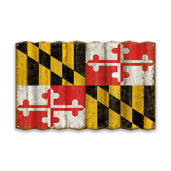 Maryland Corrugated State Flag