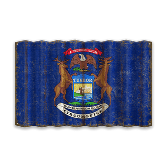 Michigan Corrugated Flag