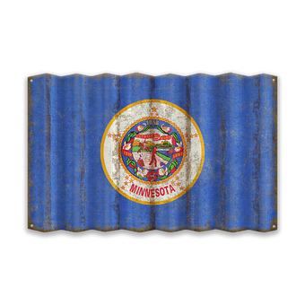Minnesota Corrugated State Flag