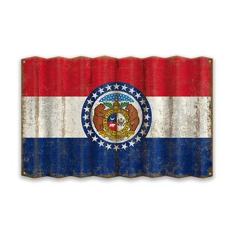 Missouri Corrugated State Flag