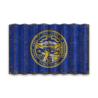 Nebraska Corrugated State Sign