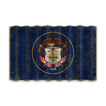Utah Corruaged State Flag