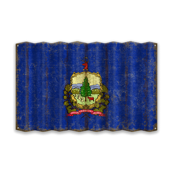 Vermont Corruaged State Flag