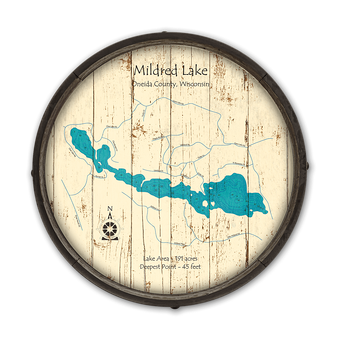 Mildred Lake Wisconsin Barrel End